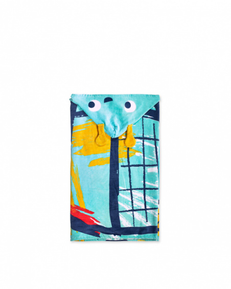 Poncho-serviette imprimé garçon Tiny Critters Poncho-serviette imprimé garçon Tiny Critters