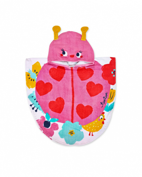 Poncho-serviette imprimé fille Tiny Critters Poncho-serviette imprimé fille Tiny Critters