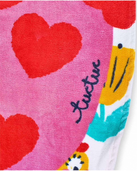 Poncho-serviette imprimé fille Tiny Critters Poncho-serviette imprimé fille Tiny Critters