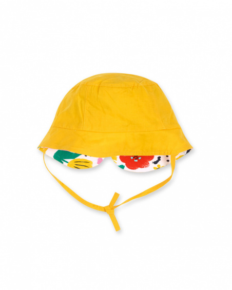 Bonnet en tricot imprimé réversible pour filles Tiny Critters Bonnet en tricot imprimé réversible pour filles Tiny Critters