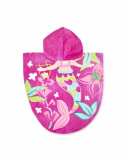 Serviette poncho fushia fille Coquillage Serviette poncho fushia fille Coquillage