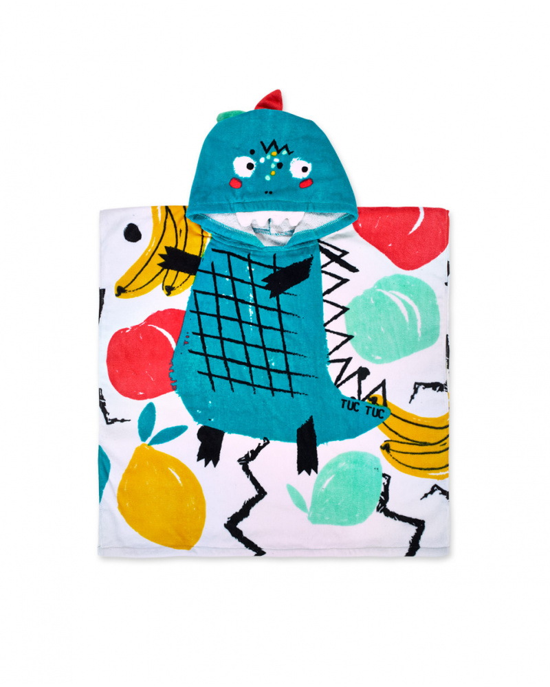 Serviette poncho imprimée pour garçon Juicy