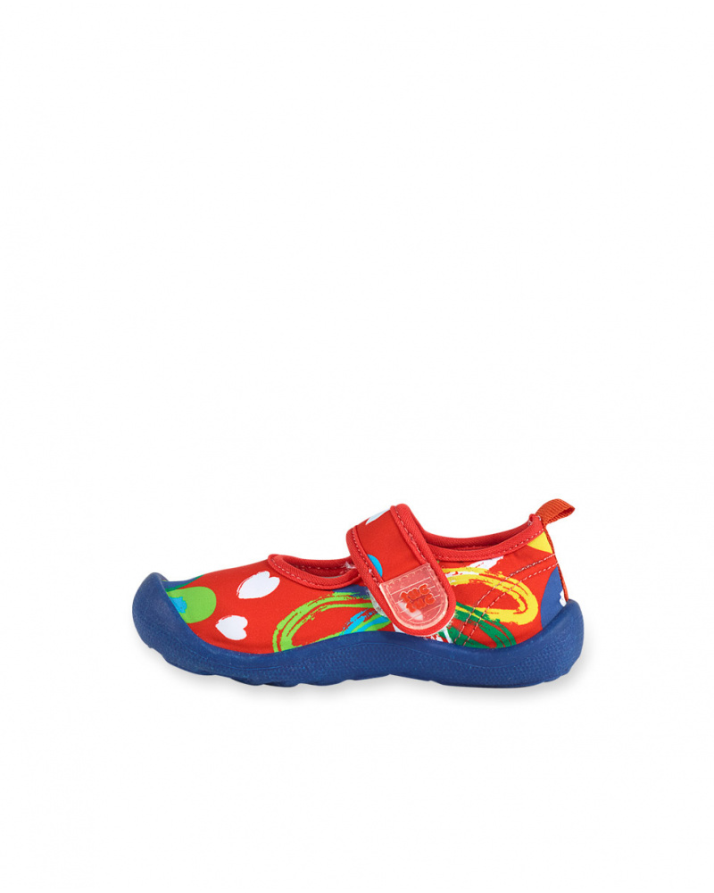 Baskets fille en lycra imprimé Holidays