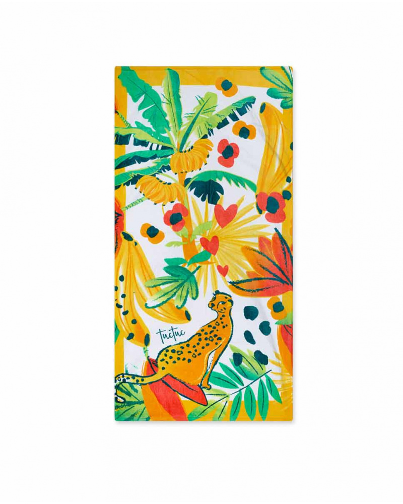 Serviette blanche fille Tropic Feelings