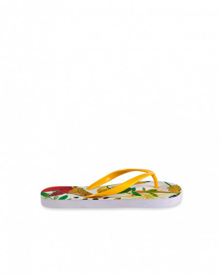 Tongs blanches pour fille Tropic Feelings Tongs blanches pour fille Tropic Feelings