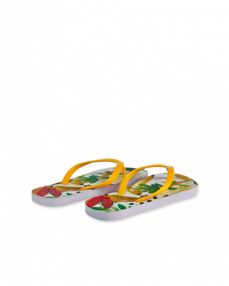 Tongs blanches pour fille Tropic Feelings Tongs blanches pour fille Tropic Feelings