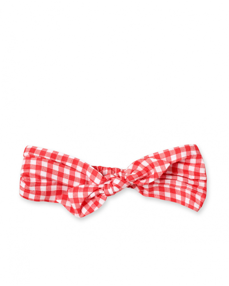 Bandeau en maille vichy pour fille Really Sweet