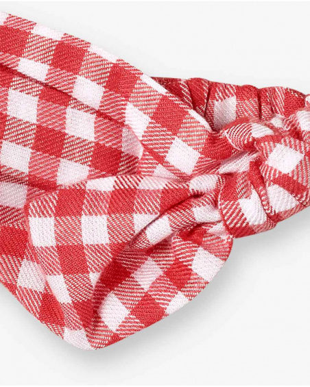 Bandeau en maille vichy pour fille Really Sweet Bandeau en maille vichy pour fille Really Sweet