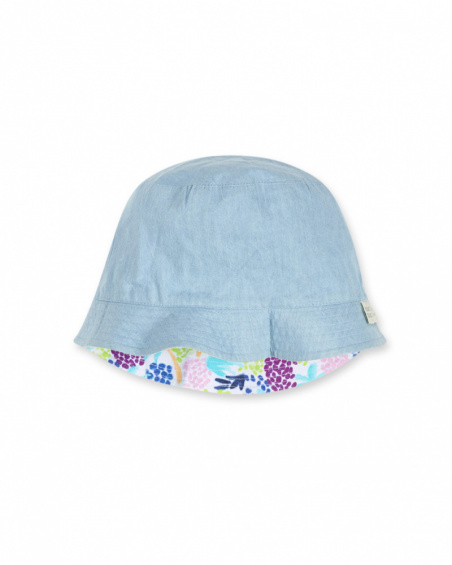 Chapeau plat réversible fille Malibu Chapeau plat réversible fille Malibu