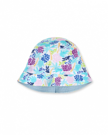Chapeau plat réversible fille Malibu Chapeau plat réversible fille Malibu