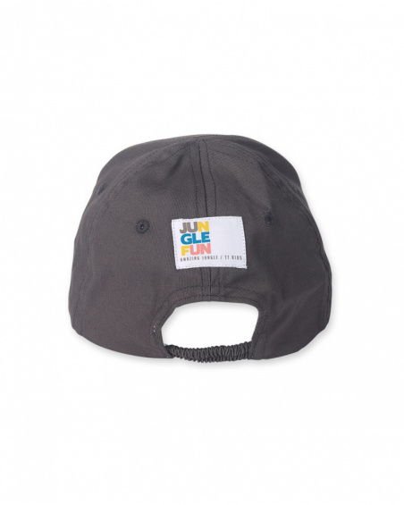 Casquette en sergé grise pour enfant Lost Paradise Casquette en sergé grise pour enfant Lost Paradise