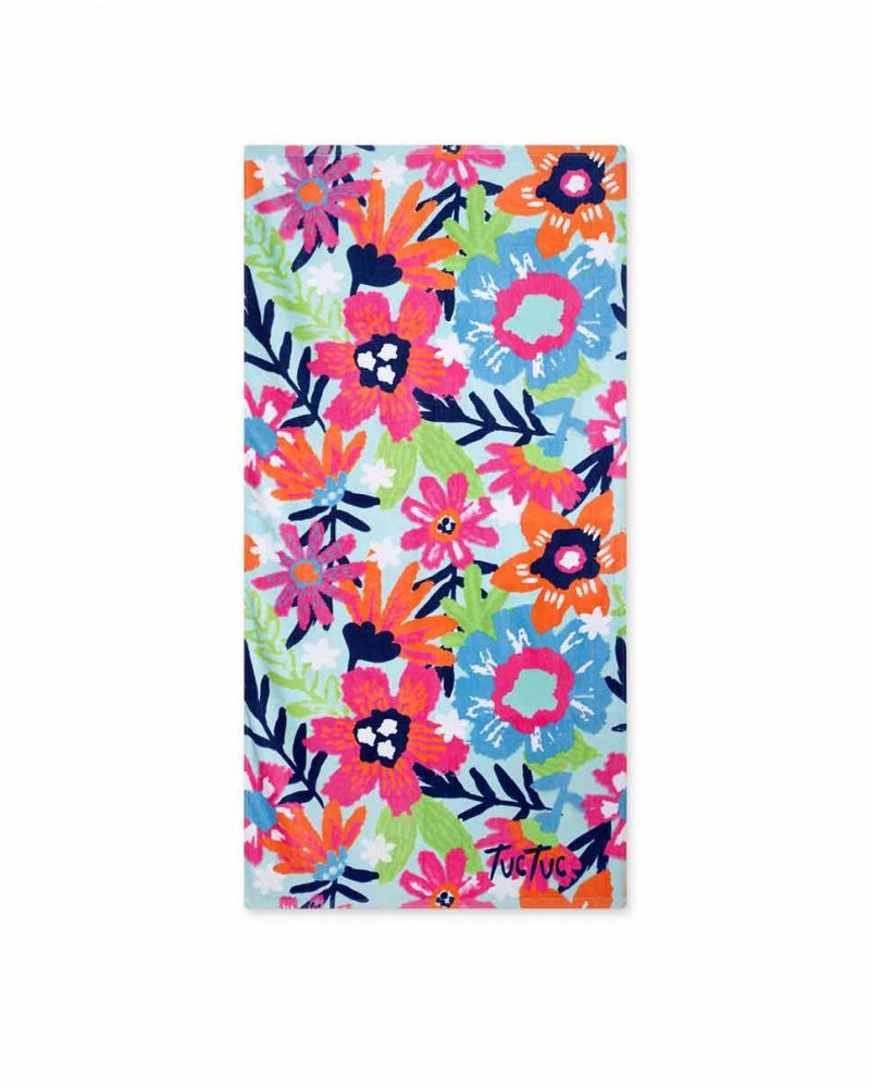 Serviette imprimé fille Amazonia