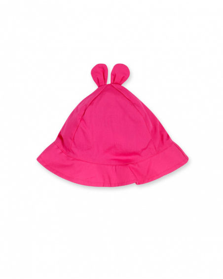 Casquette plate fille fuchsia Time to plant Casquette plate fille fuchsia Time to plant