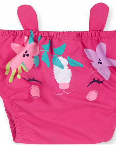 Ensemble de bain fuchsia pour fille Time to plant Ensemble de bain fuchsia pour fille Time to plant