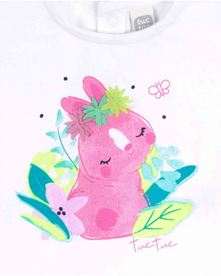 Ensemble tricoté blanc pour fille Time to plant Ensemble tricoté blanc pour fille Time to plant