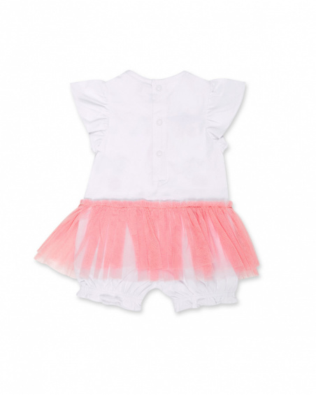 Barboteuse en maille fantaisie pour fille Time to plant Barboteuse en maille fantaisie pour fille Time to plant