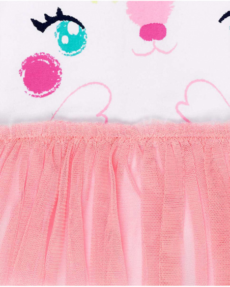 Barboteuse en maille fantaisie pour fille Time to plant Barboteuse en maille fantaisie pour fille Time to plant