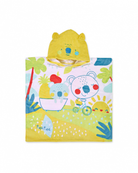 Serviette poncho imprimée unisexe Sunday Serviette poncho imprimée unisexe Sunday
