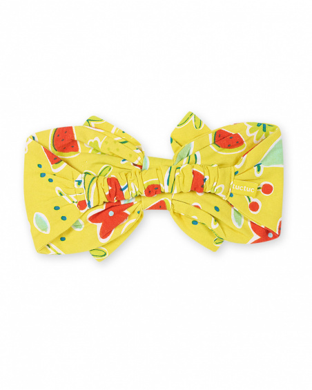 Bandeau en tricot jaune pour fille Sunday Bandeau en tricot jaune pour fille Sunday