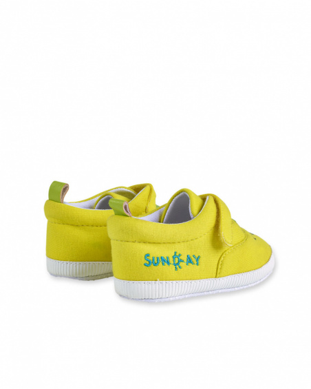 Chaussures twill jaune garçon Sunday Chaussures twill jaune garçon Sunday
