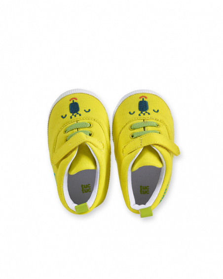 Chaussures twill jaune garçon Sunday Chaussures twill jaune garçon Sunday