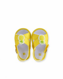 Chaussures sergé jaune pour fille Sunday Chaussures sergé jaune pour fille Sunday