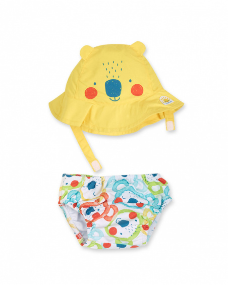 Ensemble de salle de bain unisexe Sunday jaune Ensemble de salle de bain unisexe Sunday jaune