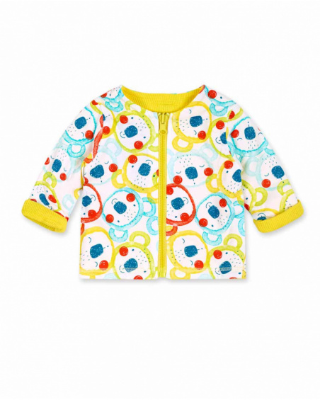 Ensemble tricot Sunday jaune garçon Ensemble tricot Sunday jaune garçon