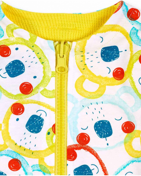 Ensemble tricot Sunday jaune garçon Ensemble tricot Sunday jaune garçon