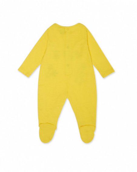 Barboteuse en maille Sunday girl jaune Barboteuse en maille Sunday girl jaune