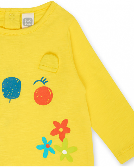Barboteuse en maille Sunday girl jaune Barboteuse en maille Sunday girl jaune