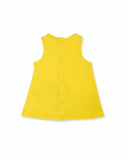 Robe en maille jaune pour fille Sunday Robe en maille jaune pour fille Sunday