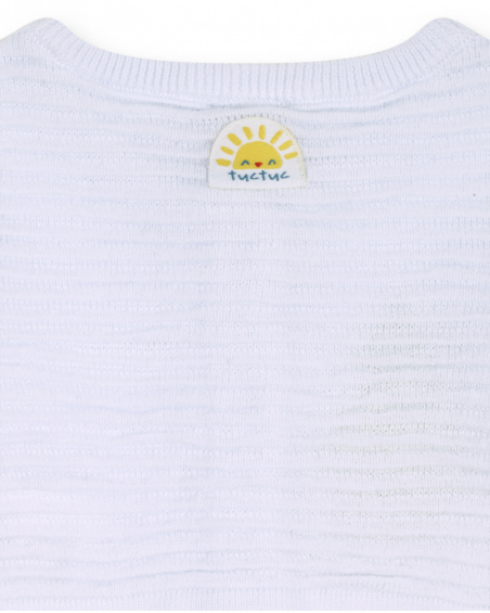 Veste tricot blanche fille Sunday Veste tricot blanche fille Sunday