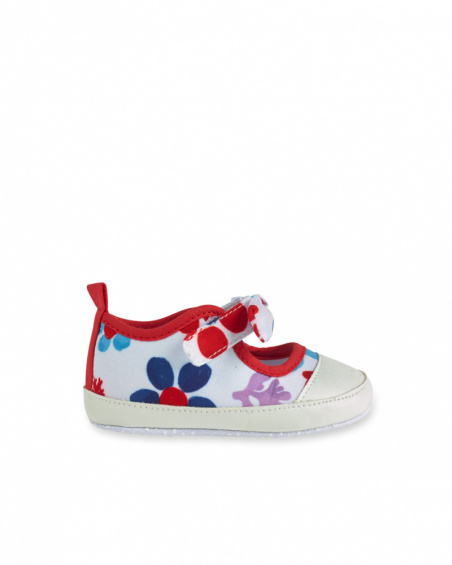 Chaussures blanches en maille fille Blub Chaussures blanches en maille fille Blub
