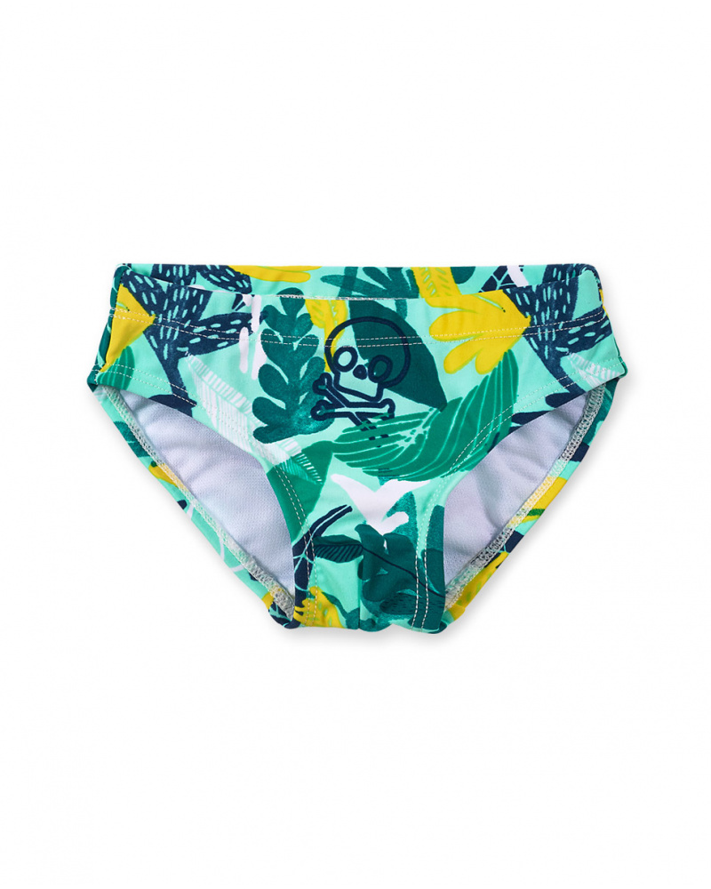 Slip de bain garçon Treasure Island imprimé