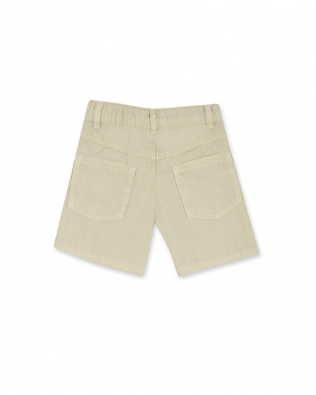 Bermuda twill gris garçon Treasure Island Bermuda twill gris garçon Treasure Island