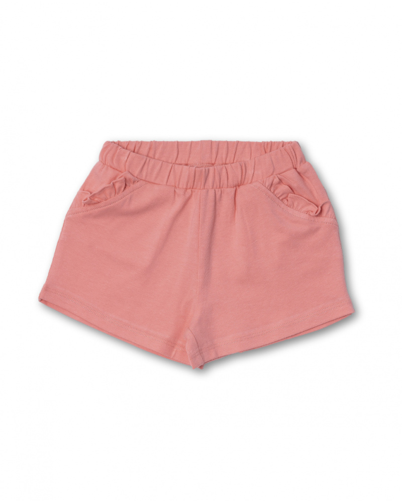 Short en maille fille Treasure Island rose