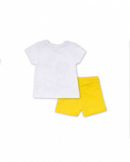 Ensemble tricot blanc jaune pour garçon Treasure Island Ensemble tricot blanc jaune pour garçon Treasure Island