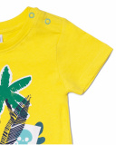T-shirt en maille jaune pour garçon Treasure Island T-shirt en maille jaune pour garçon Treasure Island