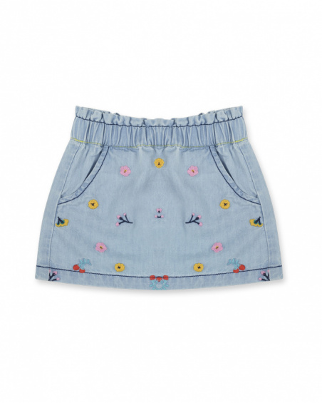 Jupe en jean bleu pour fille Tiny Critters Jupe en jean bleu pour fille Tiny Critters
