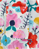 Coupe-vent imprimé blanc fille Tiny Critters Coupe-vent imprimé blanc fille Tiny Critters
