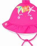 Bonnet en tricot fuchsia pour fille Seashell Bonnet en tricot fuchsia pour fille Seashell