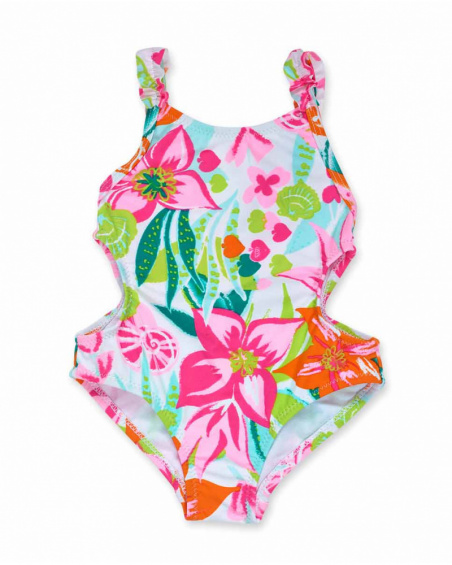 Maillot de bain fille imprimé coquillages Maillot de bain fille imprimé coquillages