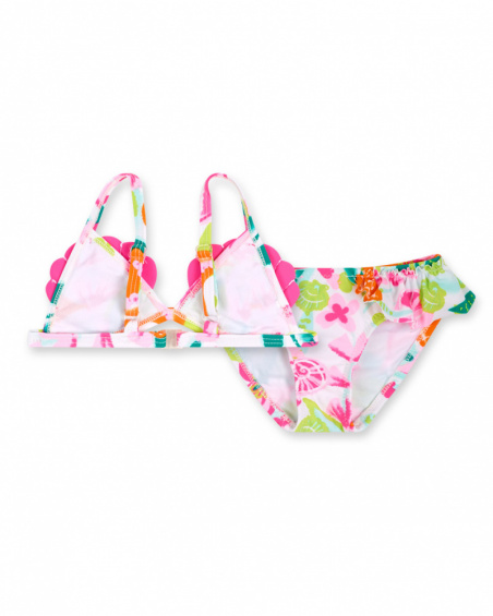 Bikini fille imprimé coquillages Bikini fille imprimé coquillages