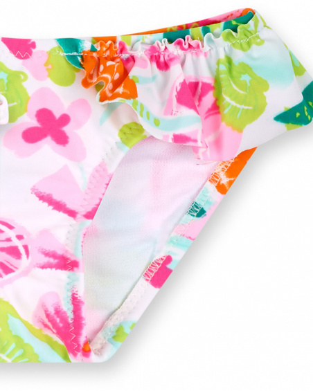 Bikini fille imprimé coquillages Bikini fille imprimé coquillages