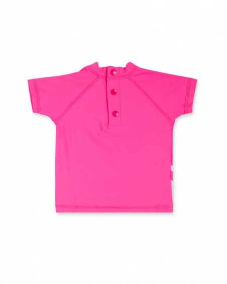 Maillot de bain fille coquillage fuchsia Maillot de bain fille coquillage fuchsia