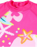 Maillot de bain fille coquillage fuchsia Maillot de bain fille coquillage fuchsia