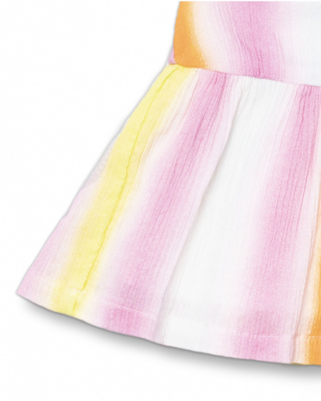Jupe plate multicolore pour fille Seashell Jupe plate multicolore pour fille Seashell