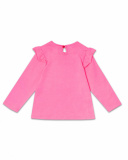 T-shirt long en maille fuchsia pour fille Seashell T-shirt long en maille fuchsia pour fille Seashell