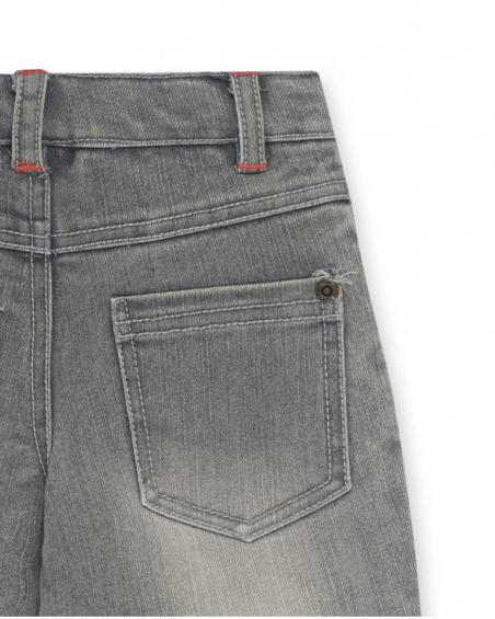Pantalon long en jean noir pour garçon Juicy Pantalon long en jean noir pour garçon Juicy